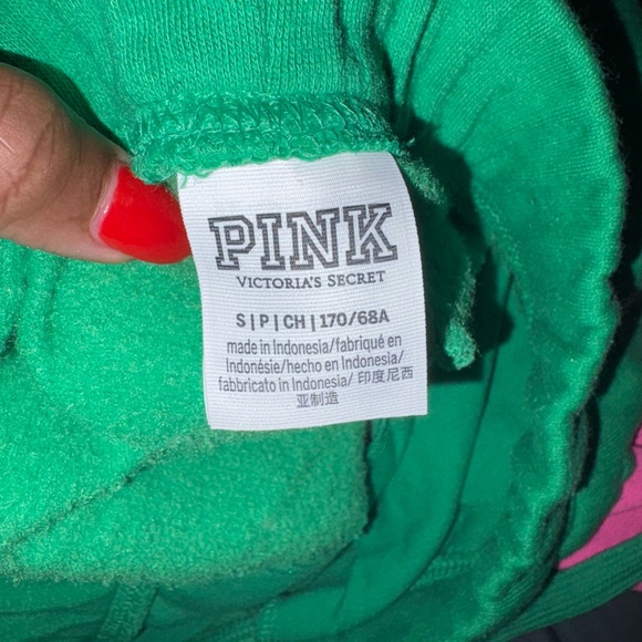 PINK Victoria's Secret Green Hoodie - Picture 3 of 3